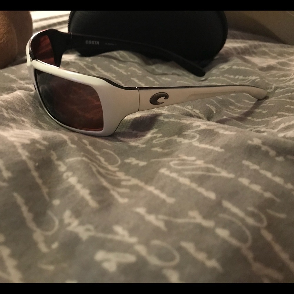 White Costa Sunglasses